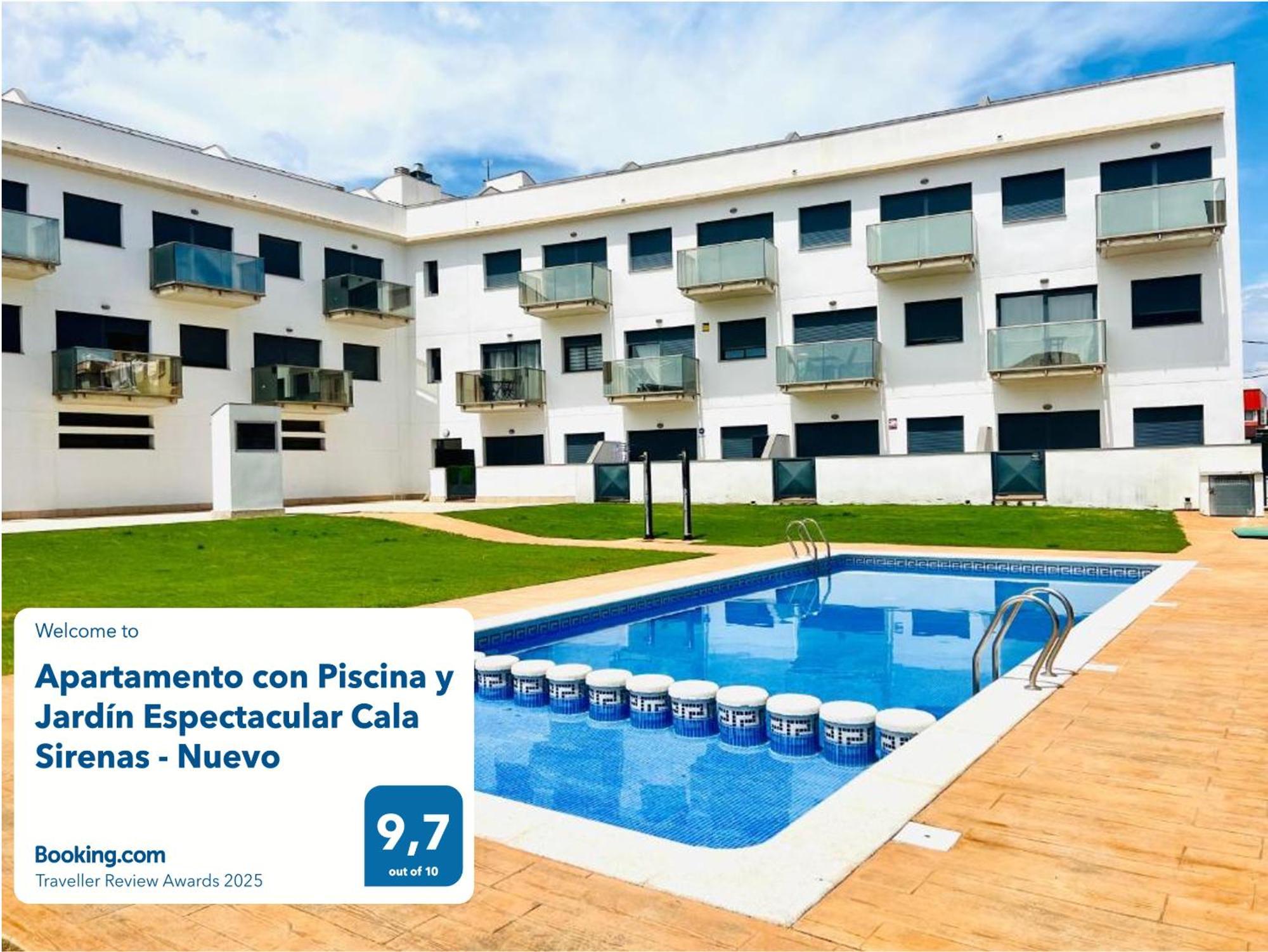Apartamento Con Piscina Y Jardin Espectacular Cala Sirenas - Nuevo Miami Playa Екстериор снимка
